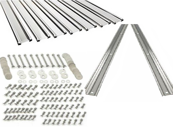 Bed Strip Kit Chevy 1957 - 1959 Steel Chevrolet 97" Long Stepside Truck for BedWood