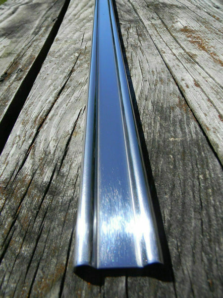 Bed Strips Chevy Chevrolet Ford Dodge 80" Polished Stainless Steel Truck Wood