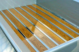 Bed Strips Chevy Chevrolet Ford Dodge 78" Polished Stainless Steel Truck Wood