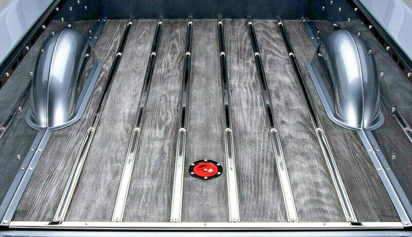 Bed Strips Ford 1951 1952 Polished Stainless Steel Short Bed Stepside Flareside F1 Truck